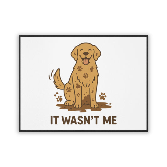 Playful Pet Mat with Cute Dog Design, Dog Lover Gift, Funny Pet Accessories, Home Décor, Animal Themed Mat, Pet-Friendly Decor